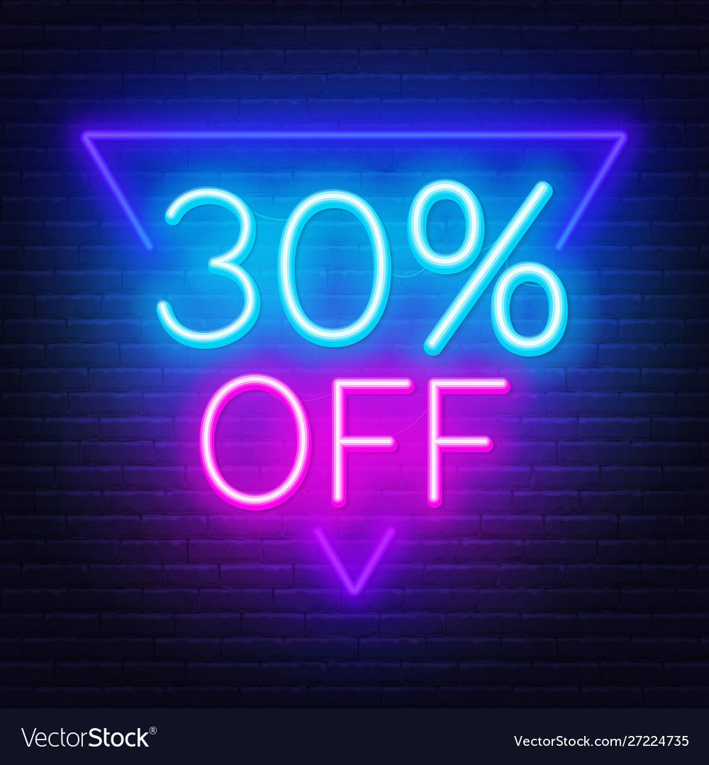 DISCOUNT 30% OFF