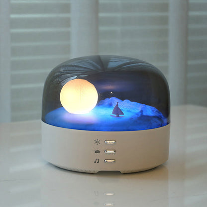 LED Warm Light Table Moon Lamp Decorative Table Light