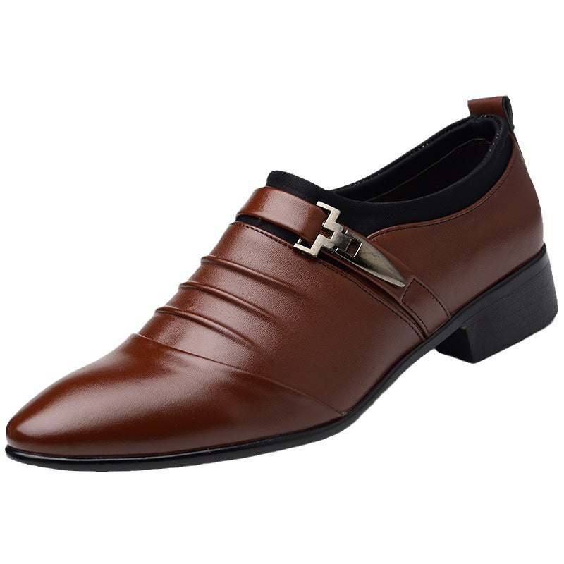 Business casual leather shoes, one foot shoes