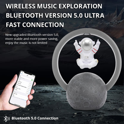 Maglev Bluetooth Speaker New Astronaut Night Light Home Creative Decoration Outdoor Subwoofer Bluetooth Sound