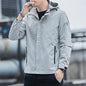 New outdoor sports windproof and waterproof hooded jacket for casual men