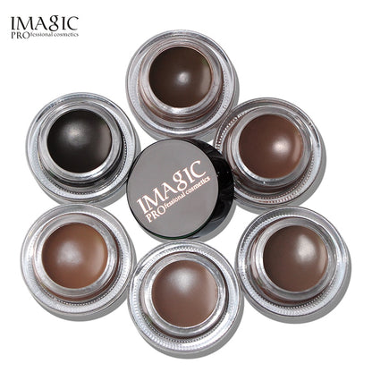 IMAGIC New Arrivals Professional Eyebrow Gel 6 Colors High Brow Tint Makeup Eyebrow Brown Eyebrow Gel With Brow Brush Tools