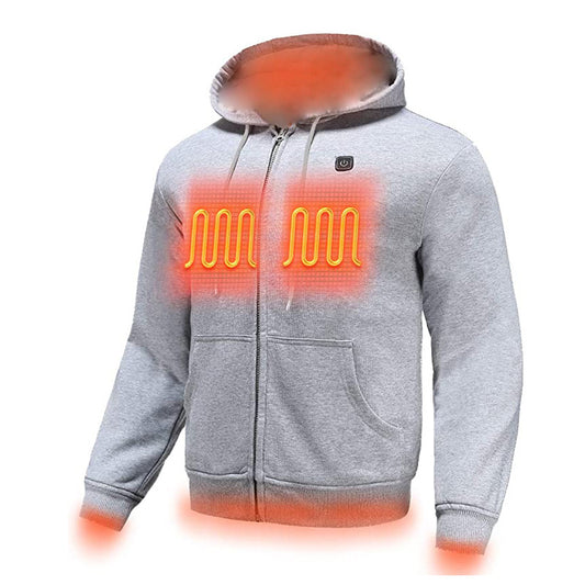 Heating hoodie heating jacket hooded sweatshirt power bank charging and heating hoodie electric jacket