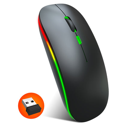 2.4G Colorful Luminous Wireless Mouse Silent Laptop Desktop Office Mouse