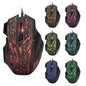 HXSJ Flow Crack Gaming Mouse Colorful Luminous MOUSE 7D Gaming Mouse