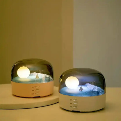 LED Warm Light Table Moon Lamp Decorative Table Light