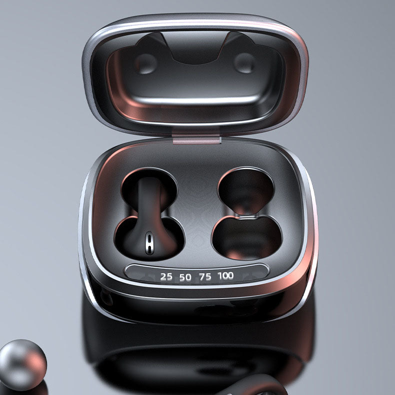 JX80 bone conduction clip on Bluetooth earphones with spray code noise reduction, high battery life, and no delay