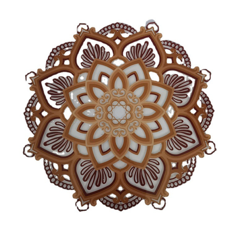 Mandala Yoga Room Night Light Yoga Studio Creative Atmosphere Night Light