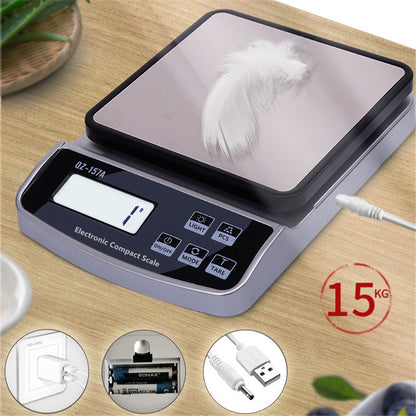 Household Multi-Function Kitchen Scale Waterproof Electronic Scale