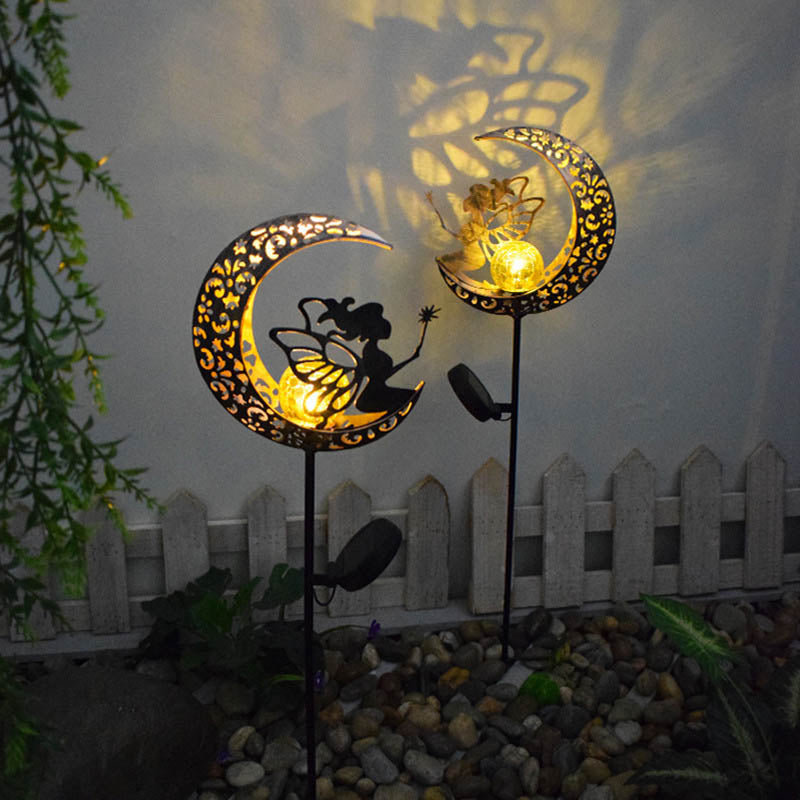 Solar Outdoor Light Moon Fairy Light Lawn Garden Light