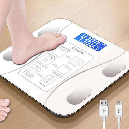 New Weight Scale Home Bluetooth Intelligent Height Electronic Scale Professional Body Fat and Health Weight Scale