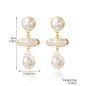 Exaggerated pearl earrings, new popular, niche, unique earrings, high-end and elegant earrings for women