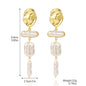 Exaggerated pearl earrings, new popular, niche, unique earrings, high-end and elegant earrings for women