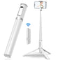 New 150cm Long Selfie Stick Tripod Carbon Fiber Plastic Detachable Remote Control AB202 Max Phone Compatibility Rotatable