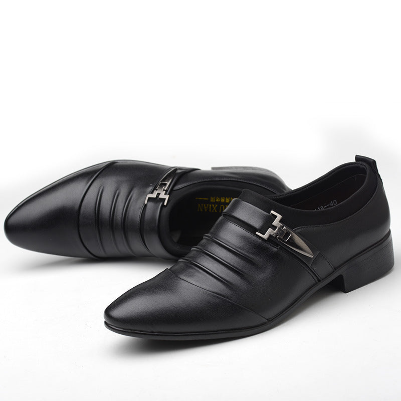 Business casual leather shoes, one foot shoes