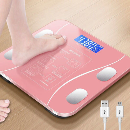 New Weight Scale Home Bluetooth Intelligent Height Electronic Scale Professional Body Fat and Health Weight Scale