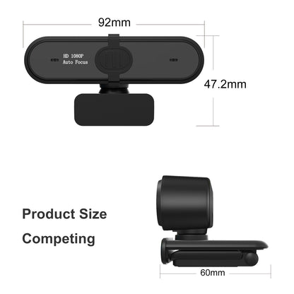 Computer camera with 5 million AF and 1080P autofocus for business video conferencing and online courses