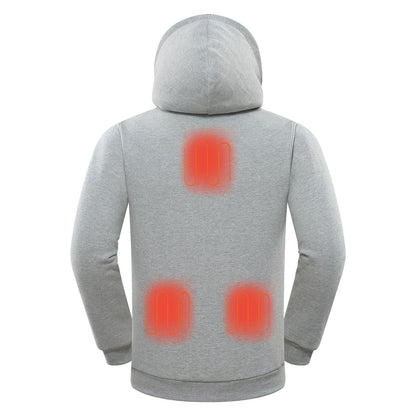 Heating hoodie heating jacket hooded sweatshirt power bank charging and heating hoodie electric jacket