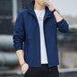 New outdoor sports windproof and waterproof hooded jacket for casual men