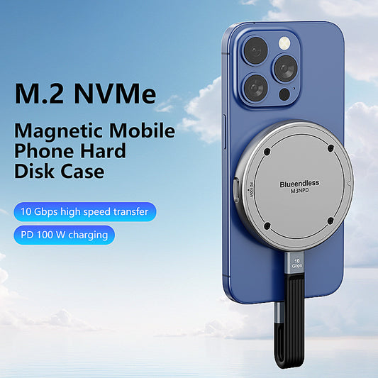 m. 2 magnetic hard drive box nvme solid-state USB 3.2 portable hard drive box