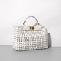 Hollow woven platinum handbag crossbody shoulder bag niche design bags