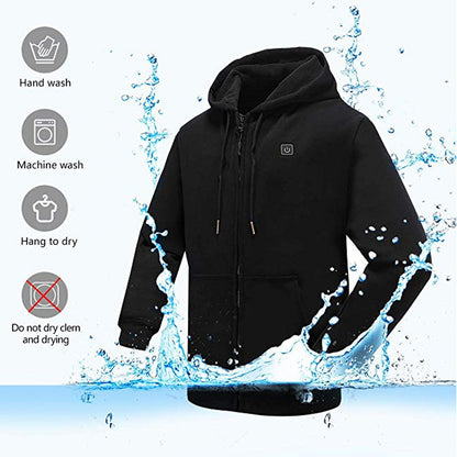 Heating hoodie heating jacket hooded sweatshirt power bank charging and heating hoodie electric jacket
