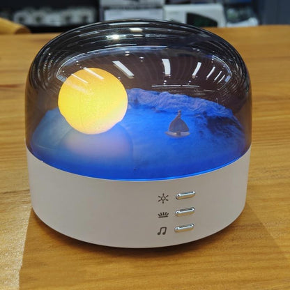 LED Warm Light Table Moon Lamp Decorative Table Light