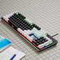 K880 wired mechanical keyboard customized hot swappable office computer 104 key e-sports game