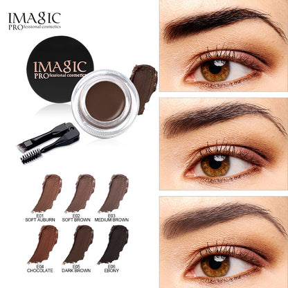 IMAGIC New Arrivals Professional Eyebrow Gel 6 Colors High Brow Tint Makeup Eyebrow Brown Eyebrow Gel With Brow Brush Tools