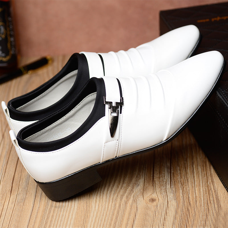 Business casual leather shoes, one foot shoes