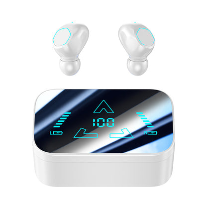 M48 Bluetooth earphones with ultra long battery life, high battery capacity, in ear digital display screen, rechargeable earphones 5.3