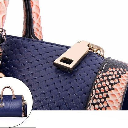 Luxury Handbags Women Bags Designer Crossbody Bags For Women Shoulder Bag Crocodile Leather Purse Snake Skin Print Bag Stripe