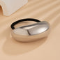 Personalized retro double-layer arc elastic hairpin irregular temperament hair ring