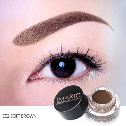 IMAGIC New Arrivals Professional Eyebrow Gel 6 Colors High Brow Tint Makeup Eyebrow Brown Eyebrow Gel With Brow Brush Tools