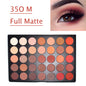 Professional 35 Color Eyeshadow Palette Earth Warm Color Shimmer Matte Eye Shadow Beauty Makeup Set