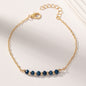 Simple and exquisite chain natural stone bead bracelet for women