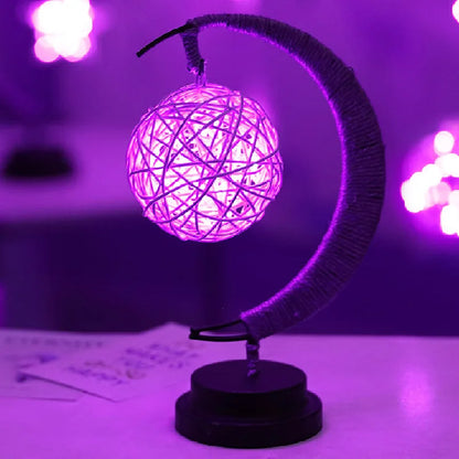 Night Light LED Hand Made Moon Stars Gift Lamp Sleeping Light